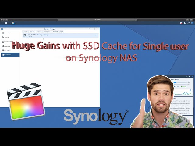 Huge Performance Gains From SSD Cache Single User on Synology and Final Cut Pro | 4K TUTORIAL