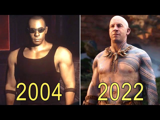 Evolution of Vin Diesel in Video Games 2004 - 2022