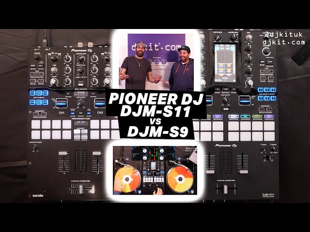 Pioneer DJ DJM-S11 vs DJM-S9 comparison + Scratch Bank & 4 Deck routine in Serato DJ #TheRatcave