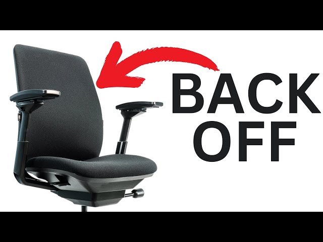 Removing and Replacing the Back Pad on a Steelcase Amia Chair