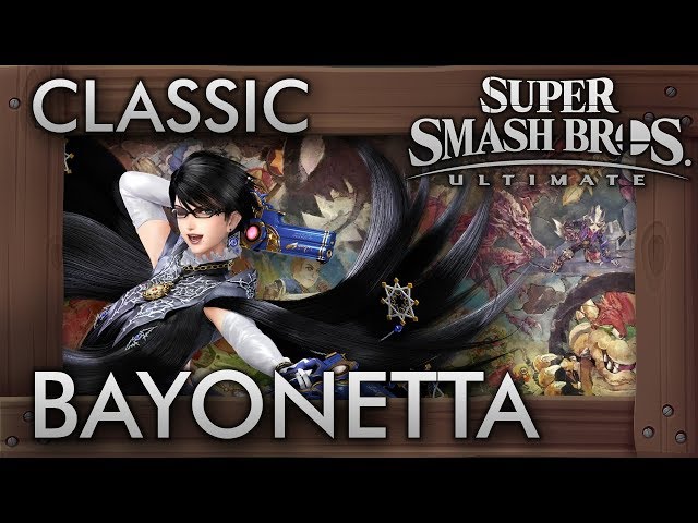 Super Smash Bros. Ultimate: Classic Mode - BAYONETTA - 9.9 Intensity No Continues
