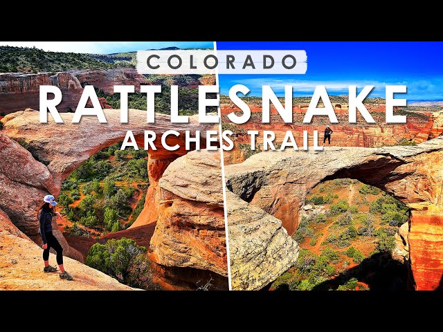 Hiking RATTLESNAKE ARCHES TRAIL in Colorado | Three Amazing Arches in One Epic Hike