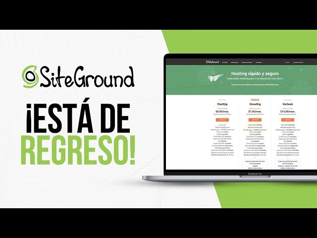 SiteGround regresó a 🤔|Sitios Ilimitados| en sus planes de hosting || Aplica para GrowBig y GoGeek🤐