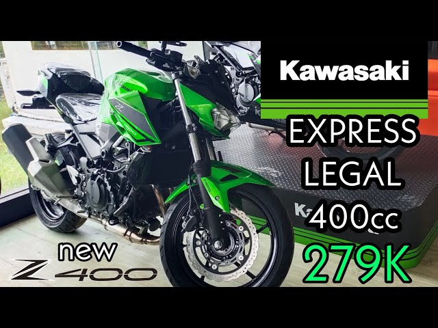 Pinaka Sikat na Sports Naked Big Bike Kawasaki Z400  2023 Price and Specs   Features