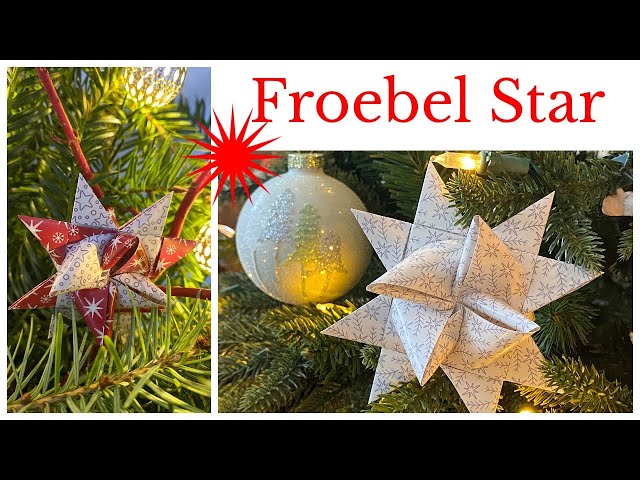 How to make a Froebel Star (Nordic Star, Origami Paper Star, Christmas Star, German Star)