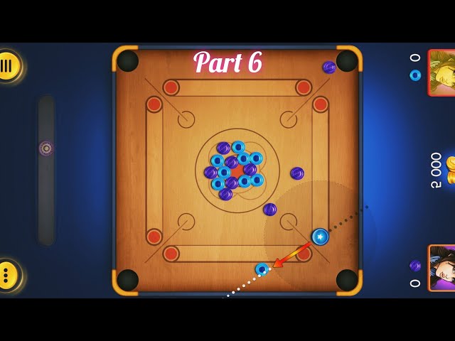 Online carrom board gameplay | Part 6