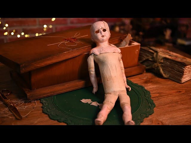 I've got a wax doll to restore by owl post! / ASMR unintentional