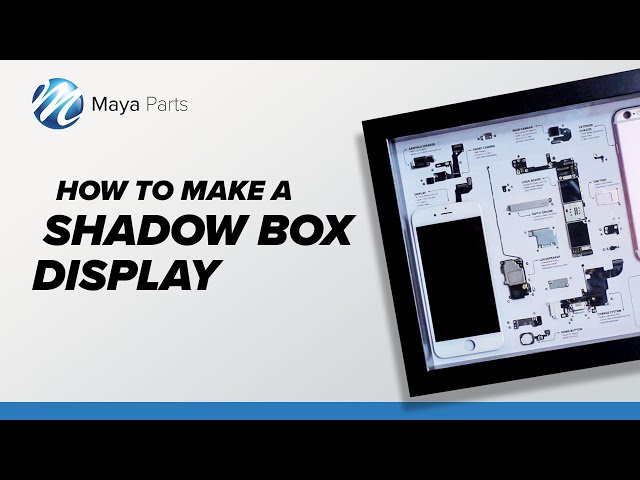 How to Make a Shadow Box Display