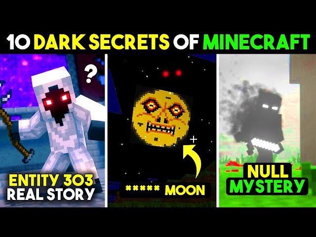 Top 10 *DARK SECRETS* 😱 Of Minecraft That Will Blow Your Mind | Minecraft Conspiracy Theories Part 3