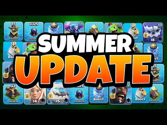 EVERYTHING in the Clash of Clans Summer Update REVEALED!