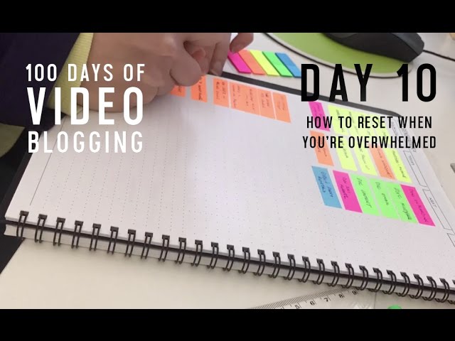 #The100DayProject Day 10 - Resetting when you're overwhelmed