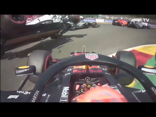 F1 Max Verstappen Onboard Crashes