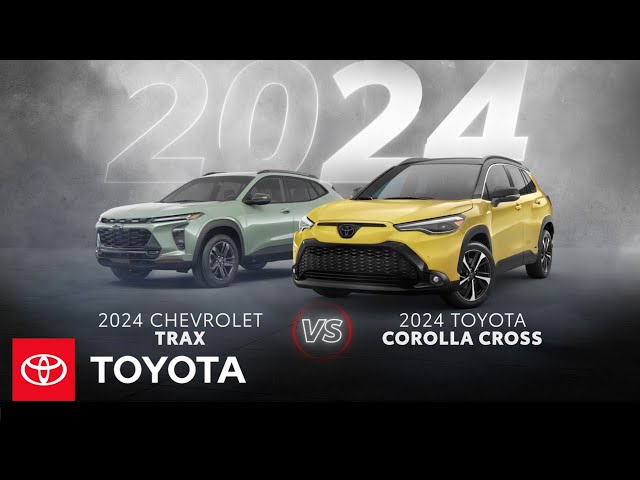 2024 Toyota Corolla Cross vs 2024 Chevrolet Trax | Toyota