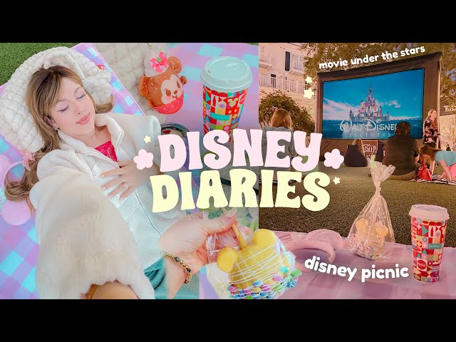 DISNEY DIARIES ✿ Unforgettable Disney World Picnic and Film Night & a morning in Magic Kingdom