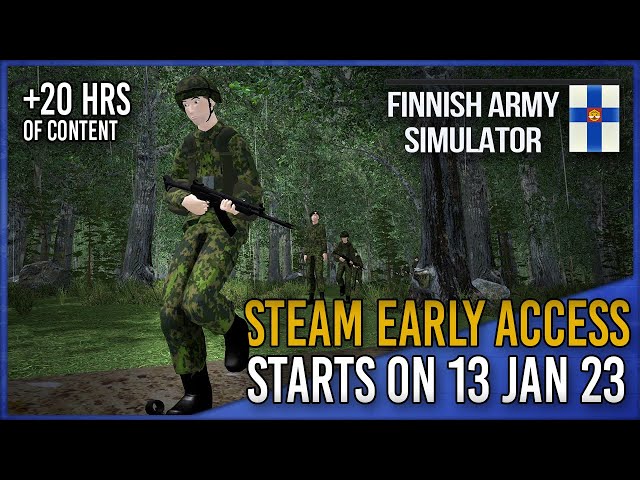 Finnish Army Simulator - PC Early Access Release Trailer (2023)
