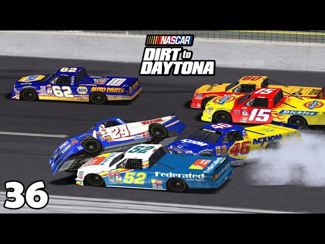 Wrecking Before Turn 1 - NASCAR Dirt to Daytona - Career Mode Episode 36