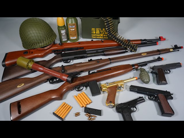WW2 Toy Gun - US ARMY - German Army - Soviet Army - M1 Carbine - Mosin Nagant - TOY GUNS collection