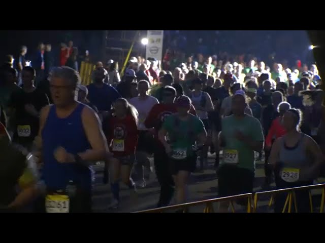 Runners pound the pavement in the 2024 Tobacco Road Marathon