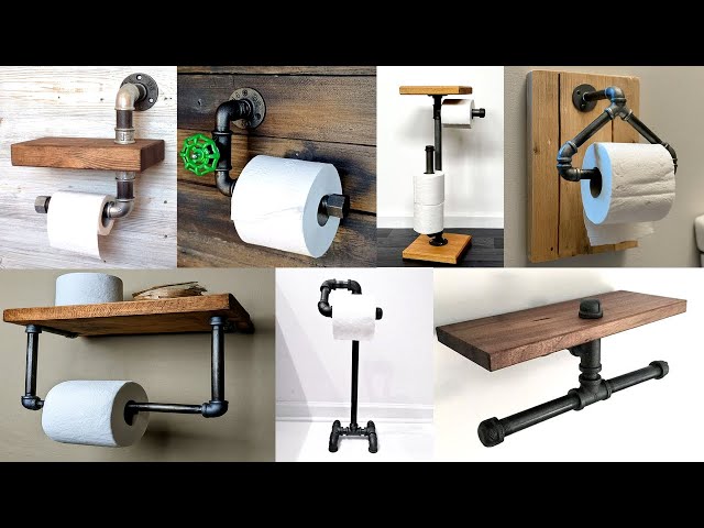"Top 80 Metal Pipe Toilet Paper Holder Ideas: Stylish and Functional Designs"