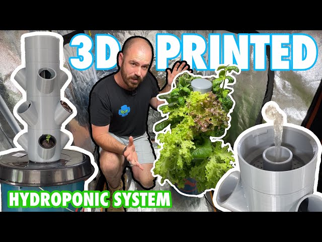 How to Make a Modular 3D Printed Hydroponic System