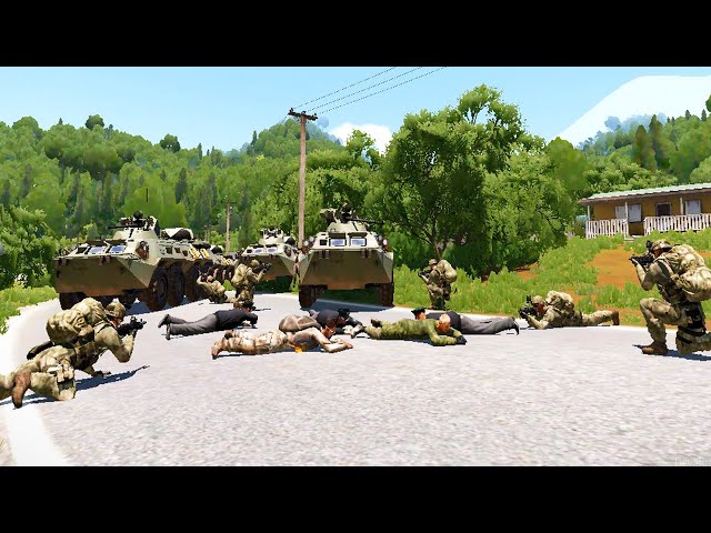 Major Ukrainian Attack On Russian Military Base Today Arrests Soldiers and Generals - ARMA 3
