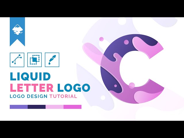 Inkscape Tutorial : Liquid Letter Logo Design