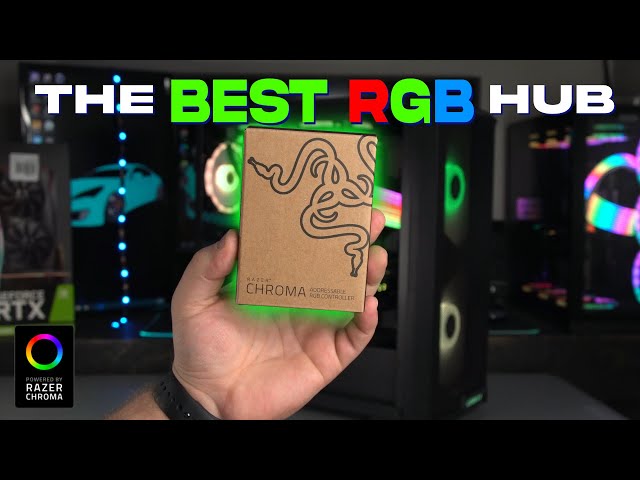 Razer Chroma RGB HUB Install and Review (BEST Addressable RGB Hub)