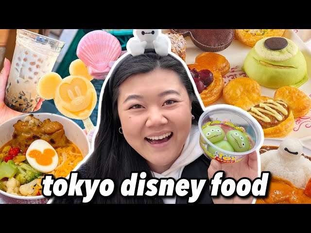 What to Eat at TOKYO DISNEY! Disneyland & DisneySea FOOD TOUR