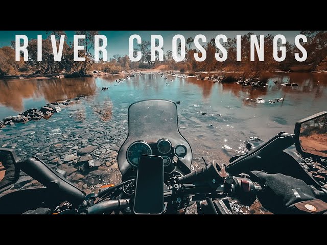 River crossings on my solo motorcycle camping adventure, in the Bungle Bungles  S2 Episode 19