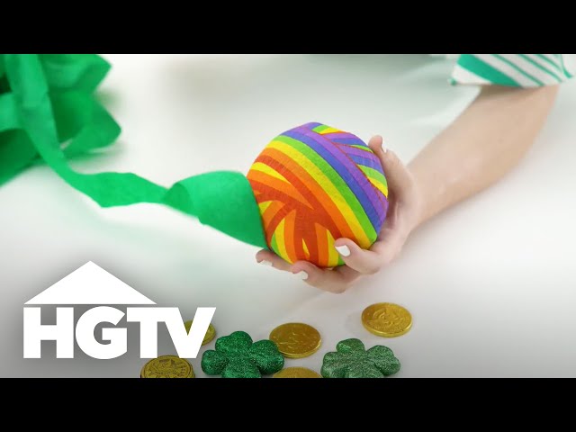 Unwrappable St. Patrick's Day Surprise Balls | HGTV