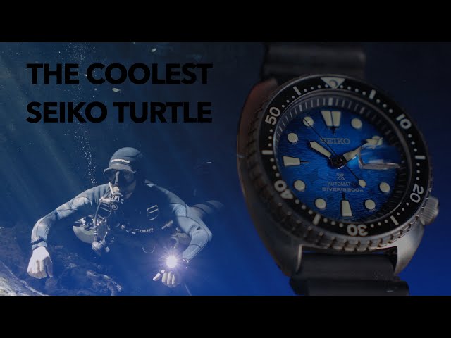 Seiko King Turtle Save The Ocean Manta Ray - Best Seiko diver under $1000! Seiko SRPE39K1