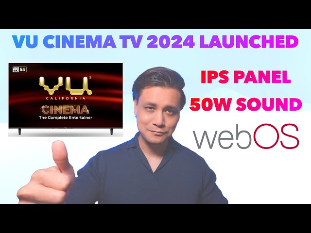 Best WebOS TV below 25K | VU Cinema TV 2024 Launched | Should You Buy? | Punchi Man Tech