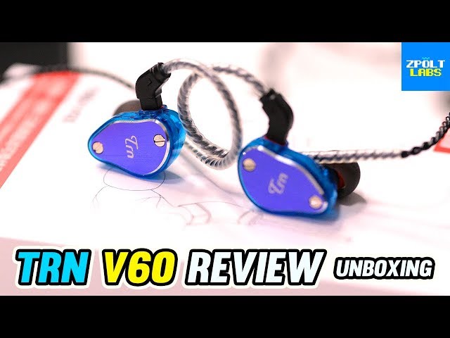 TRN V60 Review and Unboxing - Super Bassy | Banggood