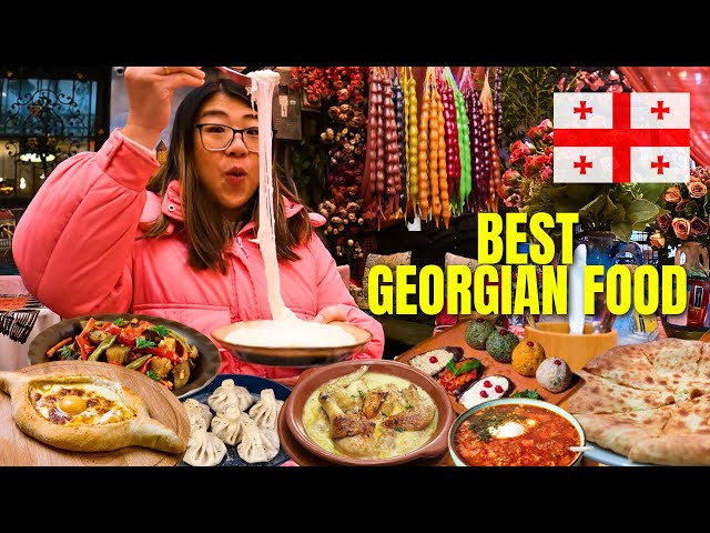 ULTIMATE Georgian Food tour (MUST TRY 10+ dishes in Georgia) 🇬🇪