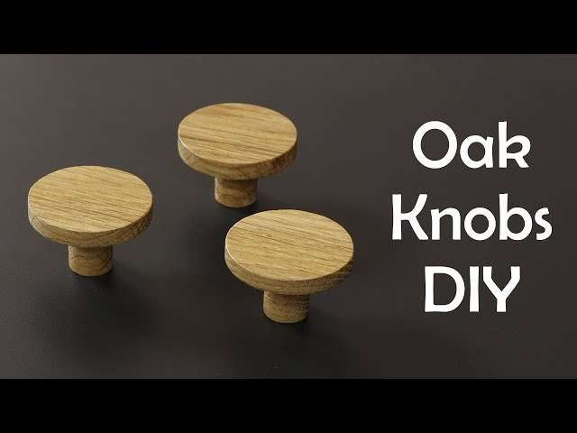Making Oak Knobs on CNC | DIY Wooden Knobs