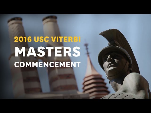 2016 USC Viterbi Masters Commencement