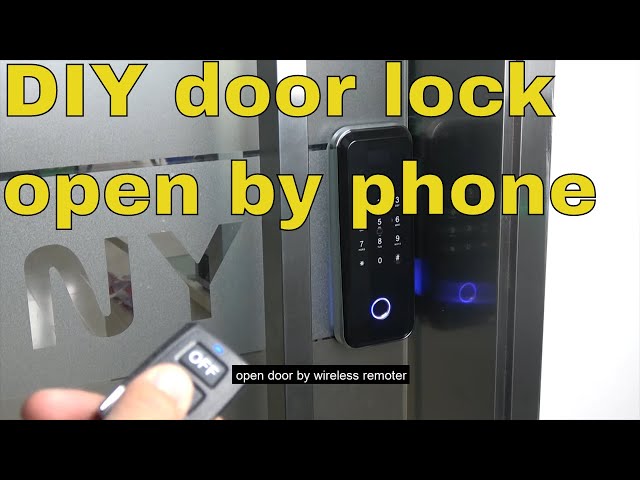 how to make electric door lock remote control by phone