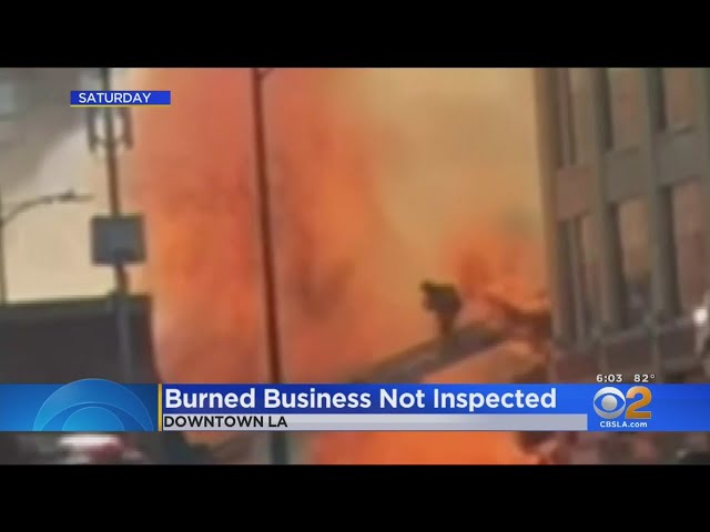 LA Fire Chief Unsure Why Smoke Shop That Went Up In Flames Was Never Inspected