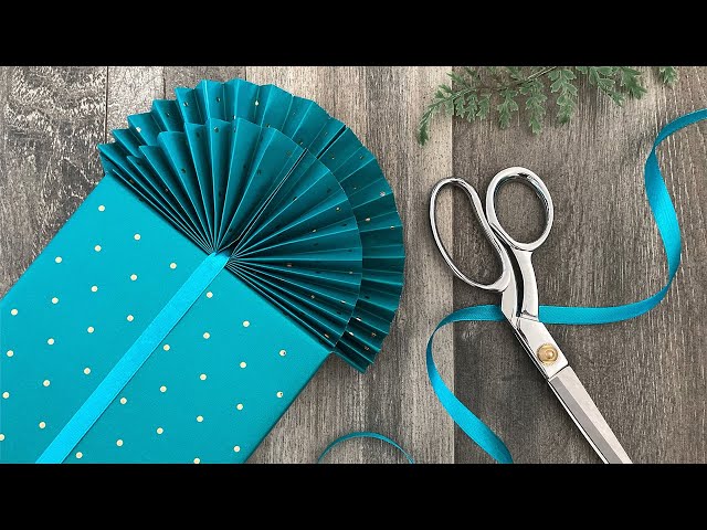 Double Fan Gift Wrapping | Paper Craft Ideas