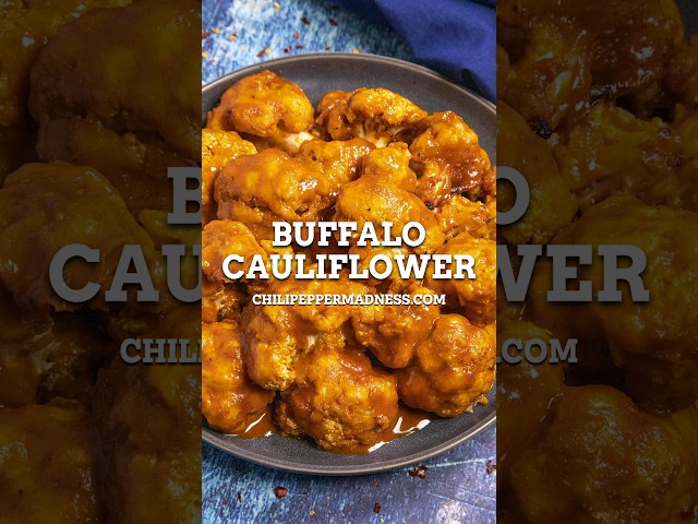 CRAZY DELICIOUS Buffalo Cauliflower