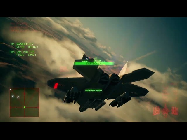 Ace Combat 7 Multiplayer - F-22A - Stealth Pods are Cool, I Guess