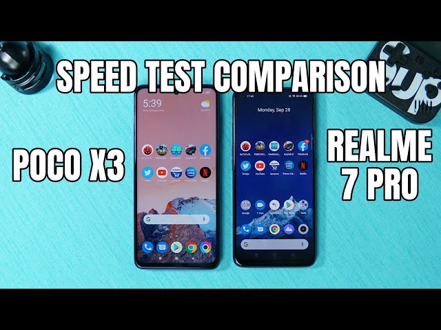 POCO X3 vs Realme 7 Pro Speed Test Comparison - Is Snapdragon 732G really better?