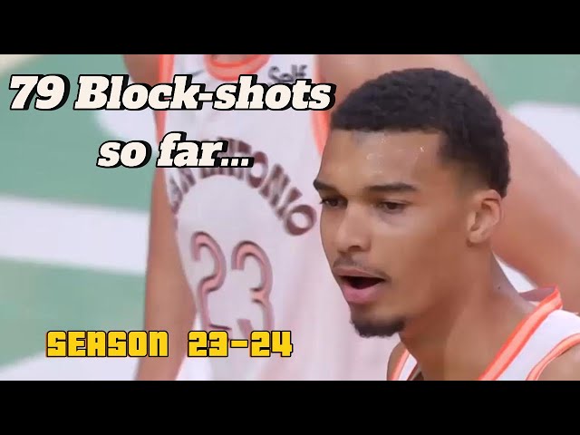 Victor Wembanyama's Defensive Masterclass! 79 Blockshots in 26 Games | Spurs 2023-24 Highlights