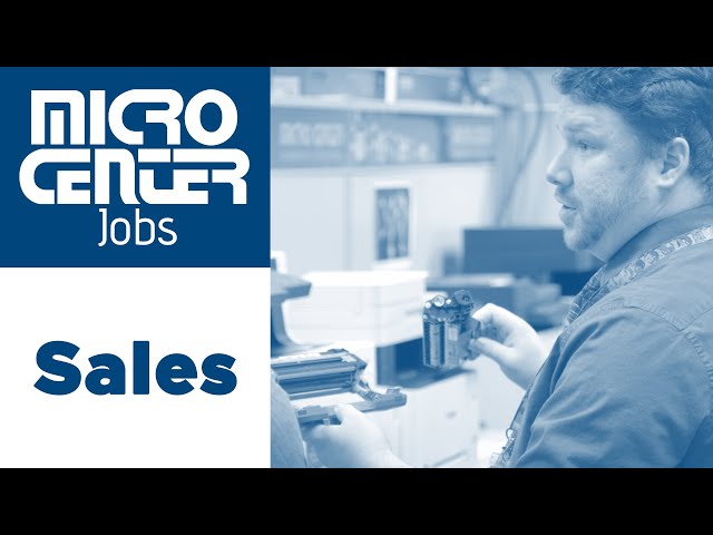 Micro Center Jobs | Sales