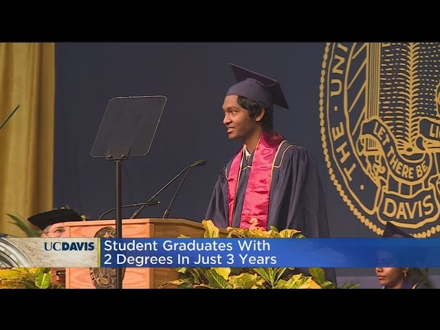 UC Davis Graduate Walks With Two Degrees In Three Years