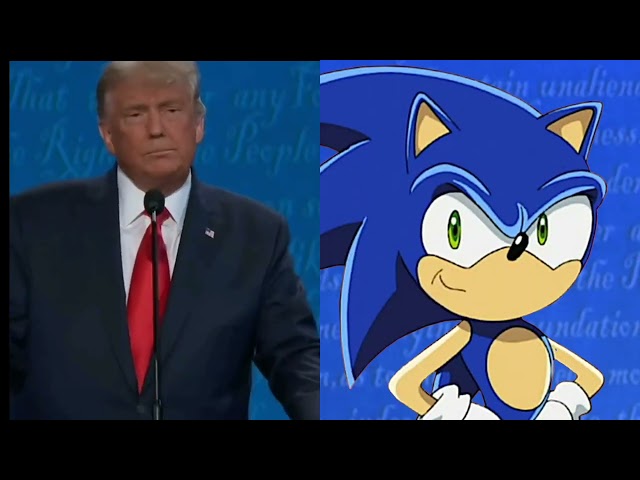 [Oneyplays] Sonic v. Trump presidential debate