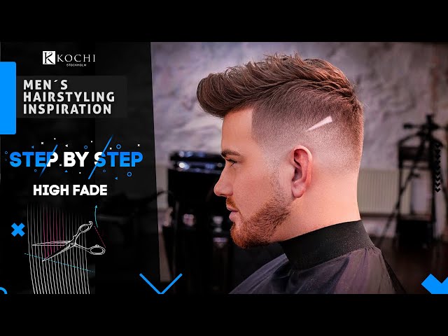 STEP BY STEP. Mid fade - Textured Quiff hairstyle. Haircutting tips & Tricks.