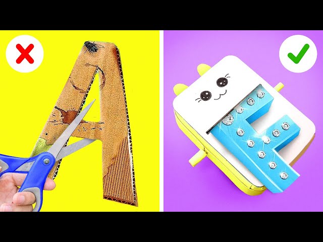 UNIQUE CARDBOARD CRAFTS | Awesome Parenting Hacks and Crafts by 123 GO! Genius