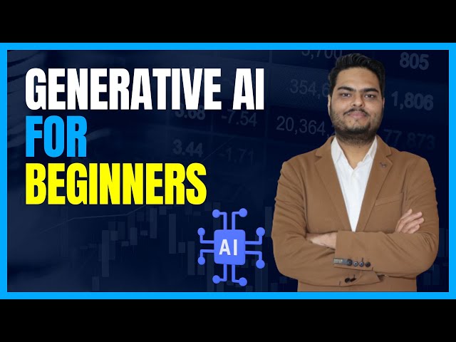 Generative AI for beginners| What is generative AI | What is generative AI for dummies