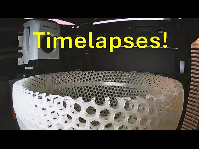 3D Printed Airless Basketball Timelapses and Filament Demos!